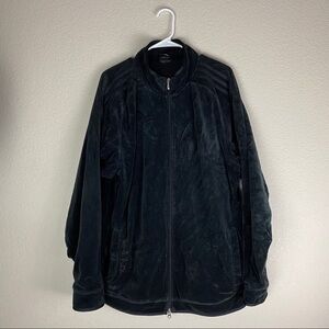 Adidas Black Velvet Jacket Mens Size Medium
